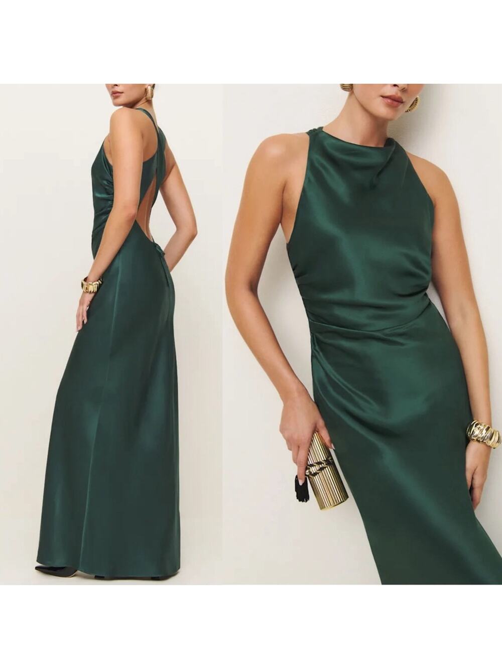 Reformation Anaiis Silk Dress - NWT